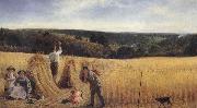 Richard Redgrave,RA The Valleys also stand Thick with Corn:Psalm LXV oil